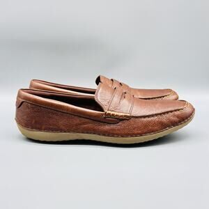 Cole Haan Shoes Mens 13 Brown Leather Grand OS Penny Loafers Slip On Dress